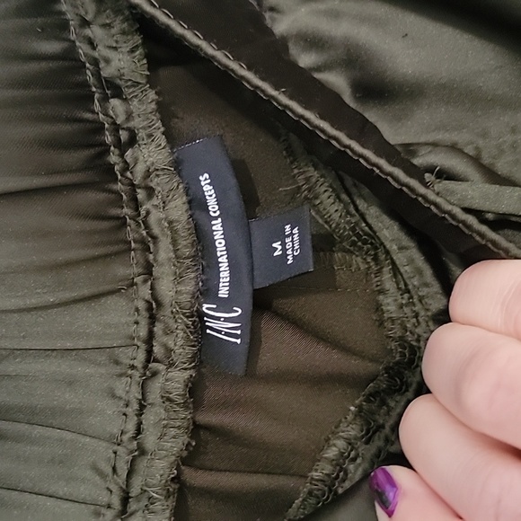 INC • Silky Satin Cargo Pants, Size M - Picture 6 of 6